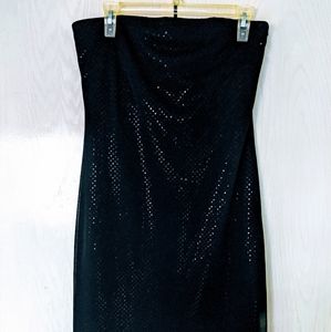 Black sequin mini dress 🔥